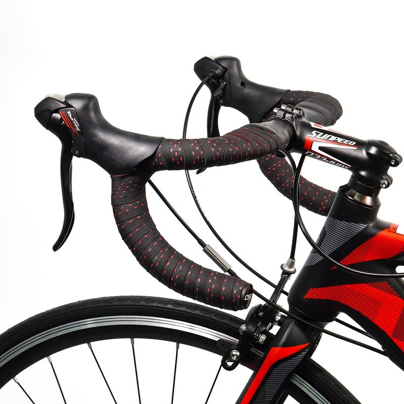 CNC شريط مقود الدراجة CNC، أشرطة مقود الدراجة الهوائية، 2 قطعة أغطية مقود للدراجات الجبلية، أحمر/أزرق/أخضر/أحمر/أبيض/أصفر/وردي (أحمر) - Image 5